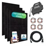 MyVoltaics&reg; MyBasic 1760+ Watt/Wp Balkonkraftwerk, 4 Module bifazial, Hoymiles WR