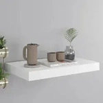 vidaXL Schweberegal Wei&szlig; 40x23x3,8 cm MDF