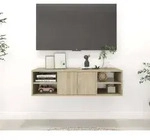vidaXL Wandregal Sonoma-Eiche 102x30x29 cm Holzwerkstoff
