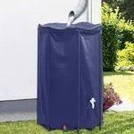 vidaXL Wassertank mit Wasserhahn Faltbar 1000 L PVC