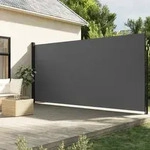 vidaXL Seitenmarkise Ausziehbar Anthrazit 200x500 cm