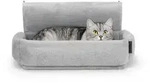 lionto Katzen Heizk&ouml;rperliege, weiche Kuschelliege mit Metallhaken, waschbarem...