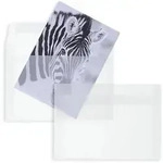 Briefumschl&auml;ge Offset transparent C6 100g/qm HK VE=100 St&uuml;ck wei&szlig;