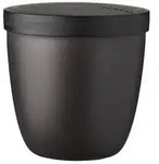 Mepal Snackpot Ellipse Nordic black - Praktischer Beh&auml;lter zur Aufbewahrung & f&uuml;r