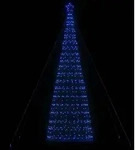 vidaXL LED Weihnachtsbaum 1534 LEDs Blau 503 cm