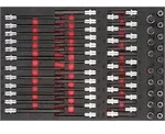 VIGOR GmbH VIGOR Schraubendreher-Einsatz Satz, V6809, 5 ? 19 &middot; T20 ? T70, Anzahl