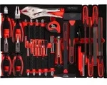KS TOOLS Zangen- / Hammer- / und Mei&szlig;el-Satz in Schaumstoffeinlage,