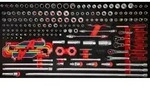 "KS TOOLS 1/4" + 3/8" Steckschl&uuml;ssel-Satz in Schaumstoffeinlage,"