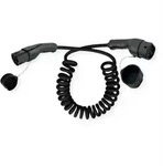 ROLINE E-Auto Spiral-Ladekabel Typ2, 3-phasig, 480VAC (3P+N+E), 16 A, 11 kW, max. 2m