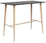 vidaXL Bartisch Schwarz 120x60x105 cm