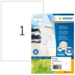 HERMA 10738, Wei&szlig;, Selbstklebendes Druckeretikett, Gestanztes Etikett, Papier,