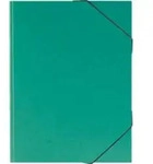 Brunnen FACT!plus, Envelope folder, A3, Karton, Gr&uuml;n, 600 g/m2, Gummiband