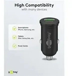 Goobay 61739 Dual-USB Auto-Schnellladeger&auml;t USB-CTM PD (Power Delivery) (45 W),