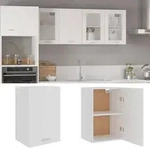 vidaXL H&auml;ngeschrank Lyon Wei&szlig; 39,5x31x60 cm Holzwerkstoff