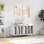 vidaXL Plattenschrank Wei&szlig; 100x38x48 cm Holzwerkstoff