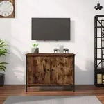 vidaXL TV-Schrank mit T&uuml;ren R&auml;uchereiche 60x35x45 cm Holzwerkstoff
