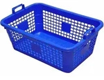 Lockweiler 103-905026 W&auml;schekorb, eckig, Kunststoff, 50 x 35 x 20 cm, 26...