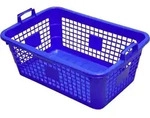 Korb L800xB535xH300mm 85 lPE blau LOCKWEILER