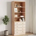 vidaXL B&uuml;cherregal mit Schubladen ALTA 77x35x186,5cm Massivholz Kiefer