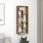 vidaXL Wandregal R&auml;uchereiche 36x16x90 cm Holzwerkstoff