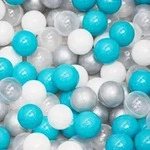 200 Bunte B&auml;lle f&uuml;r B&auml;llebad - 5,5cm B&auml;llebad B&auml;lle Kinder Spielb&auml;lle