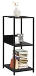 vidaXL Kleines B&uuml;cherregal Schwarz 33,5x39,6x79,7 cm Holzwerkstoff