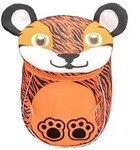BELMIL&reg; Kindergartenrucksack Mini Animals Tiger Kunstfaser orange/schwarz