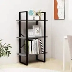 vidaXL Standregal Grau 60x30x105 cm Massivholz Kiefer