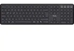 Trust Vaiya Bluetooth&reg; Tastatur Deutsch, QWERTZ Schwarz Wiederaufladbar