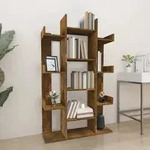 vidaXL B&uuml;cherregal R&auml;uchereiche 86x25,5x140 cm Holzwerkstoff