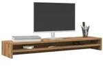 vidaXL Monitorst&auml;nder Artisan-Eiche 100x24x13 cm Holzwerkstoff