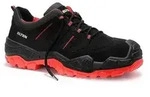 Sicherheitshalbschuh QUENTIN black-red Low ESD S3S, Gr. 40