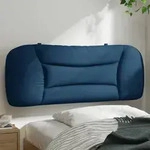 "vidaXL Kopfteil-Kissen "Hvar" Blau 100 cm Stoff"