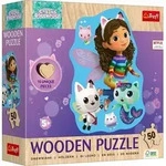 Trefl - Holzpuzzle 50 - Gabbys Dollhouse