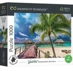 TREFL Puzzle UFT Fernweh: Paradiesstrand in Bora-Bora 1000 Teile