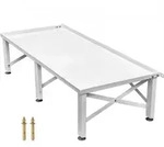 VEVOR Waschmaschinen Untergestell Doppel 124x55x30 cm, Waschmaschinen Erh&ouml;hung Eisen