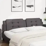 "vidaXL Kopfteil-Kissen "Zadar" Grau 200 cm Kunstleder"