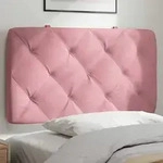 vidaXL Kopfteil-Kissen Rosa 90 cm Samt