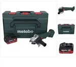 Metabo W 18 L 9-125 Akku Winkelschleifer 18 V 125 mm + 1x Akku 5,5 Ah + metaBOX...
