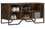 vidaXL Schuhregal R&auml;uchereiche 90x38x45,5 cm Holzwerkstoff