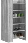 vidaXL Schuhschrank Grau Sonoma 52x37,5x100 cm Holzwerkstoff
