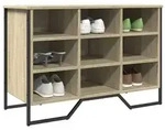 vidaXL Schuhregal Sonoma-Eiche 90x38x61,5 cm Holzwerkstoff