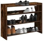 vidaXL Schuhregal R&auml;uchereiche 80x25x62 cm Holzwerkstoff