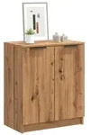 vidaXL Schuhschrank Artisan-Eiche 59x35x70 cm Holzwerkstoff