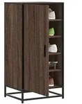 vidaXL Schuhregal Braun Eichen-Optik 48x38x97,5 cm Holzwerkstoff