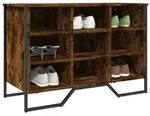vidaXL Schuhregal R&auml;uchereiche 90x38x61,5 cm Holzwerkstoff