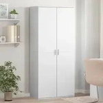 vidaXL Schuhschrank Wei&szlig; 80&times;39&times;178 cm Holzwerkstoff