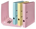 Falken 10 PURE Pastell Ordner Vanille-Gelb Flamingo-Pink Himmel-Blau Karton 5.0...