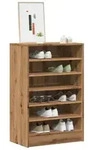 vidaXL Schuhschrank Artisan-Eiche 60x35x92 cm Holzwerkstoff