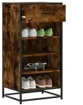 vidaXL Schuhregal R&auml;uchereiche 48x38x97,5 cm Holzwerkstoff